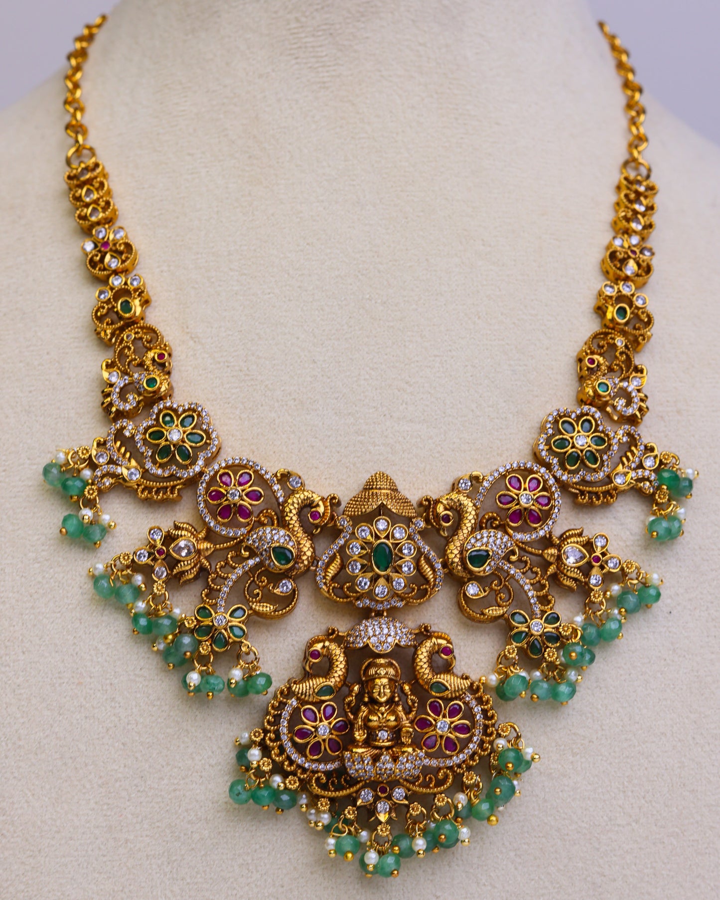 Mayura Lakshmi Necklace - (Premium Edition) – By Suwarnikaa Jewels