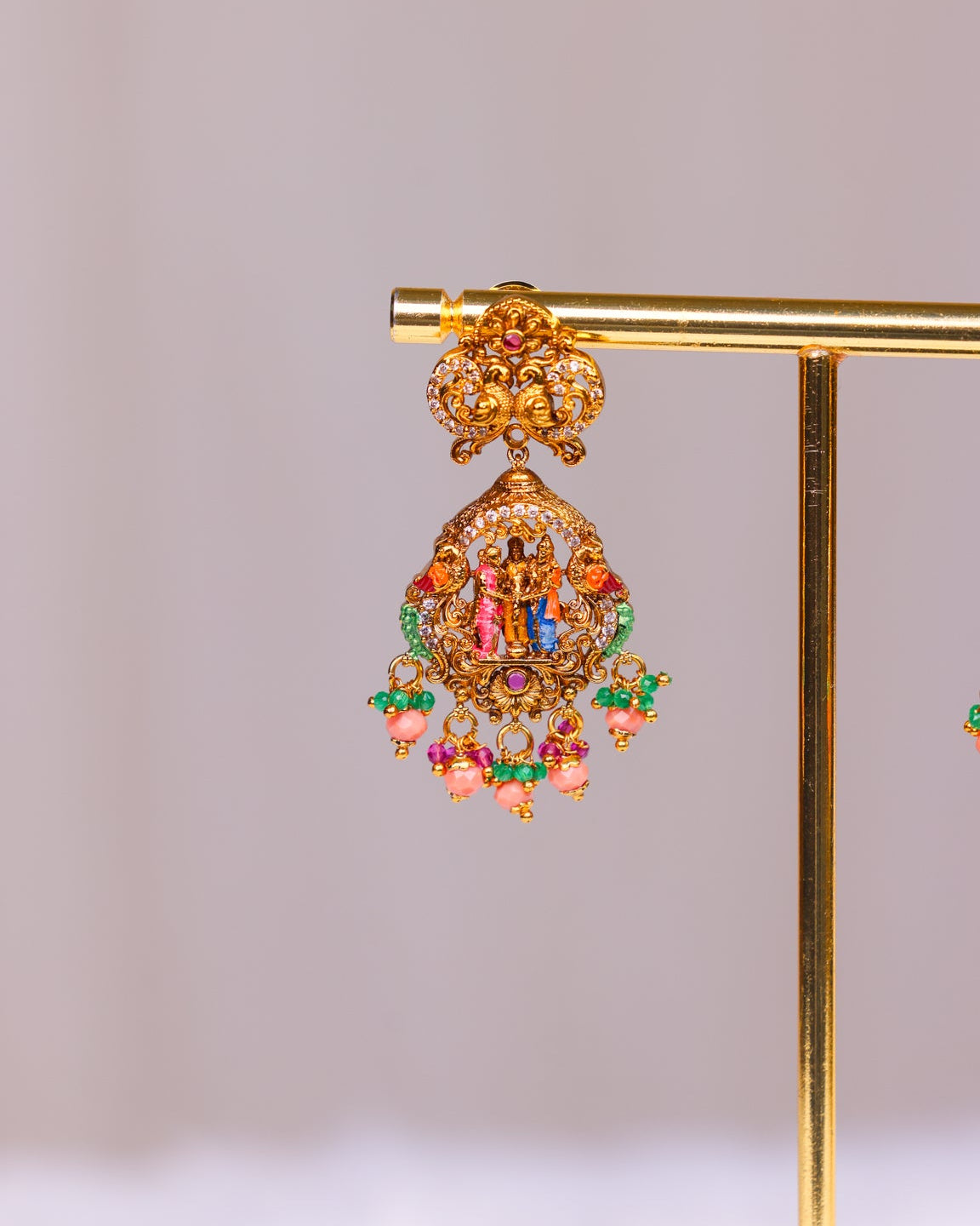 Sreedevi Kalyanam Meenakari Bridal Long Haaram Set- (Premium Masterpiece Edition) – By Suwarnikaa Jewels