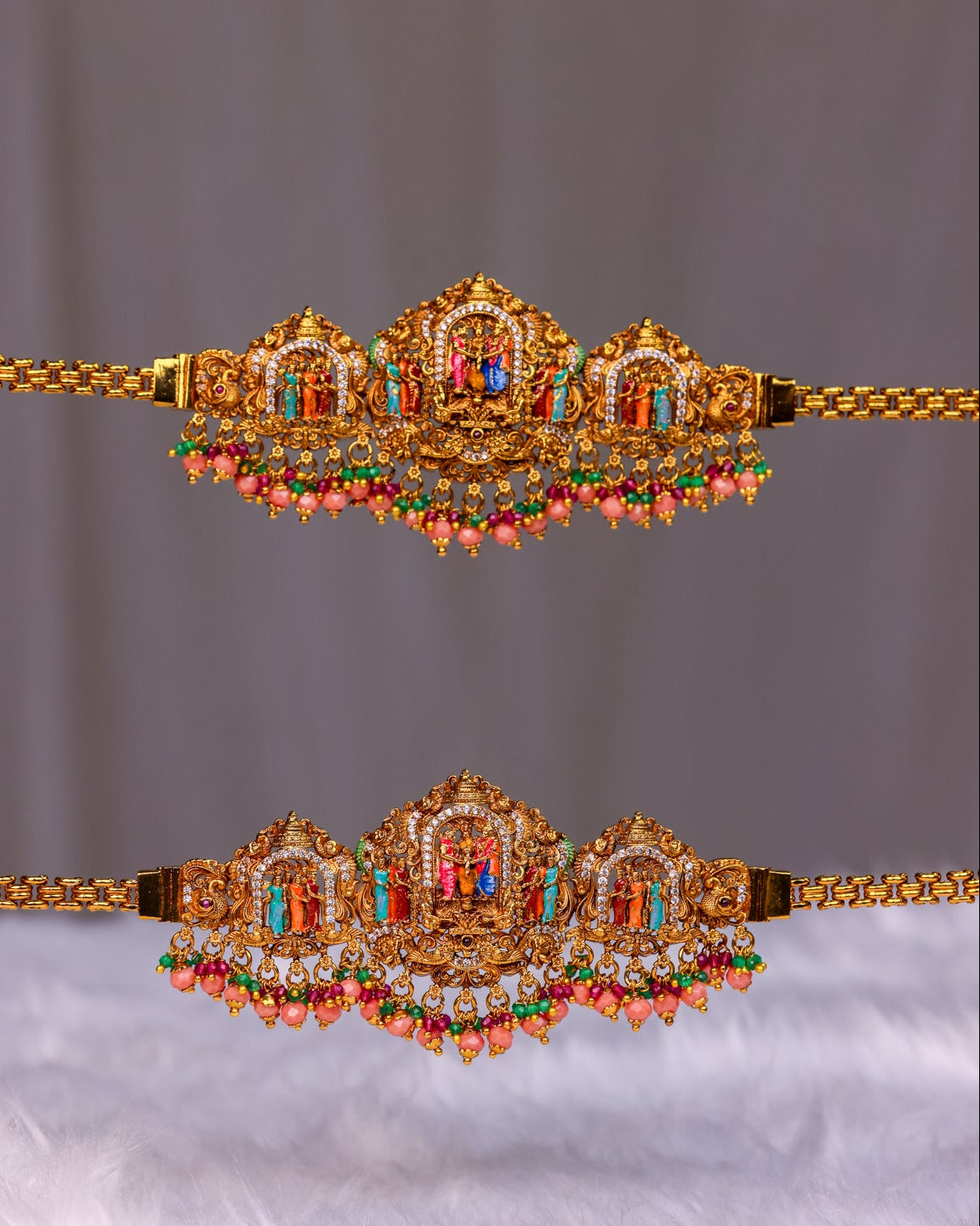 Sreedevi Kalyanam Meenakari Full Bridal Set- (Premium Masterpiece Edition) – By Suwarnikaa Jewels