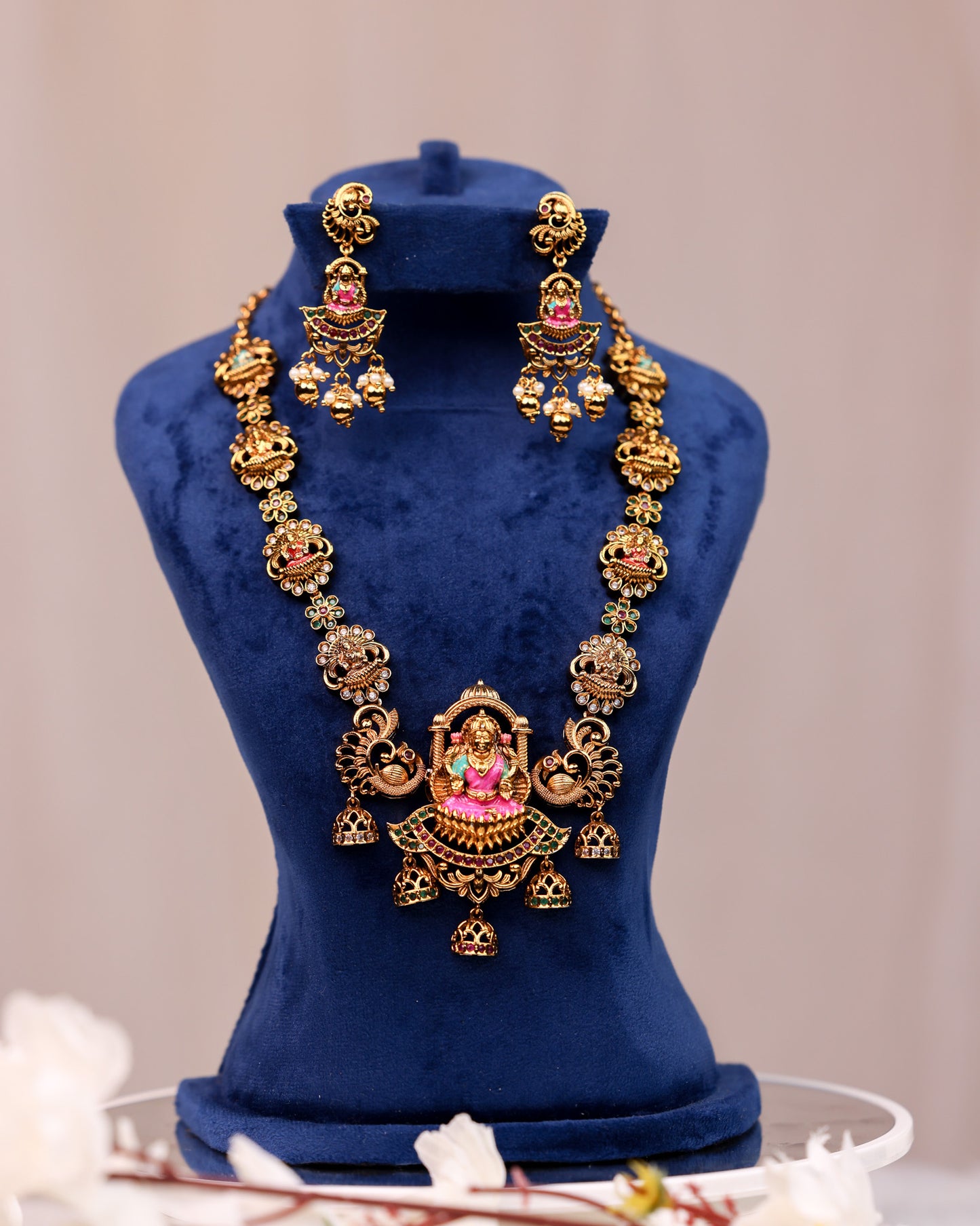 Sri Padma Sri Vardhini Haaram- (Premium Masterpiece Edition) – By Suwarnikaa Jewels