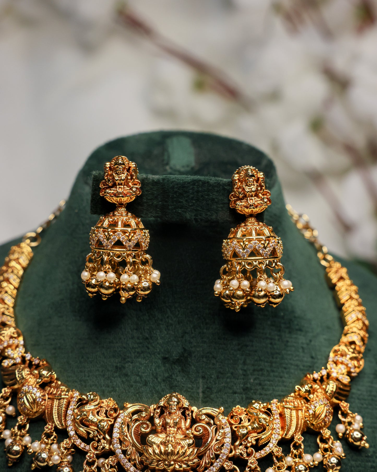 Sri Lakshmi Vaibhavam Premium Temple Jewellery By Suwarnikaa Jewels