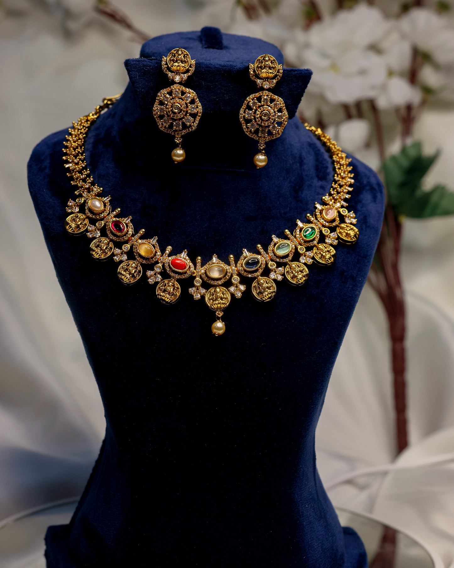 Aishwarya Ratnamala Premium Temple Jewellery By Suwarnikaa Jewels