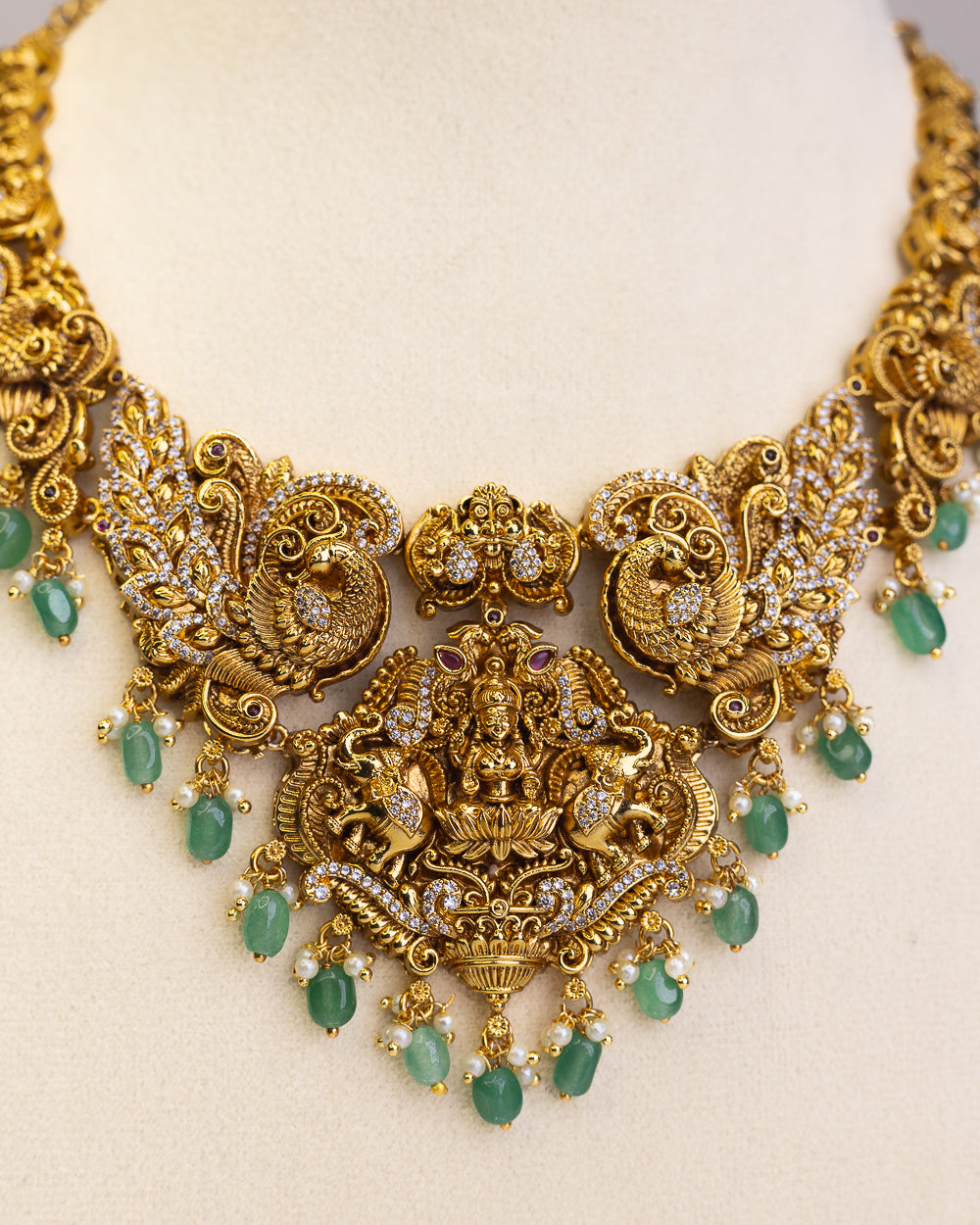 Ananthalakshmi Royale temple set – By Suwarnikaa Jewels