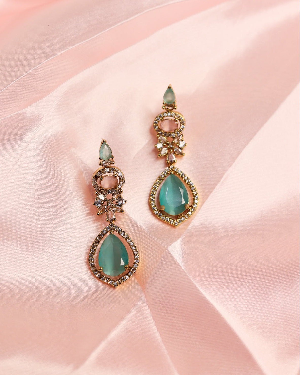 Cinderella Charm by Suwarnikaa Jewels American Diamond Set