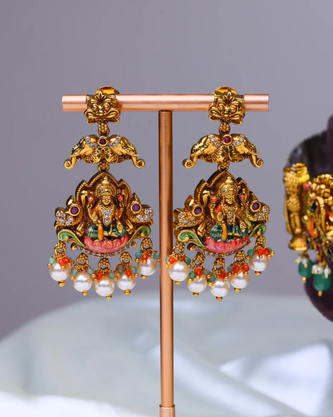 Sri Mahalakshmi Vaibhava Long Haaram Set- (Premium Masterpiece Edition) – By Suwarnikaa Jewels