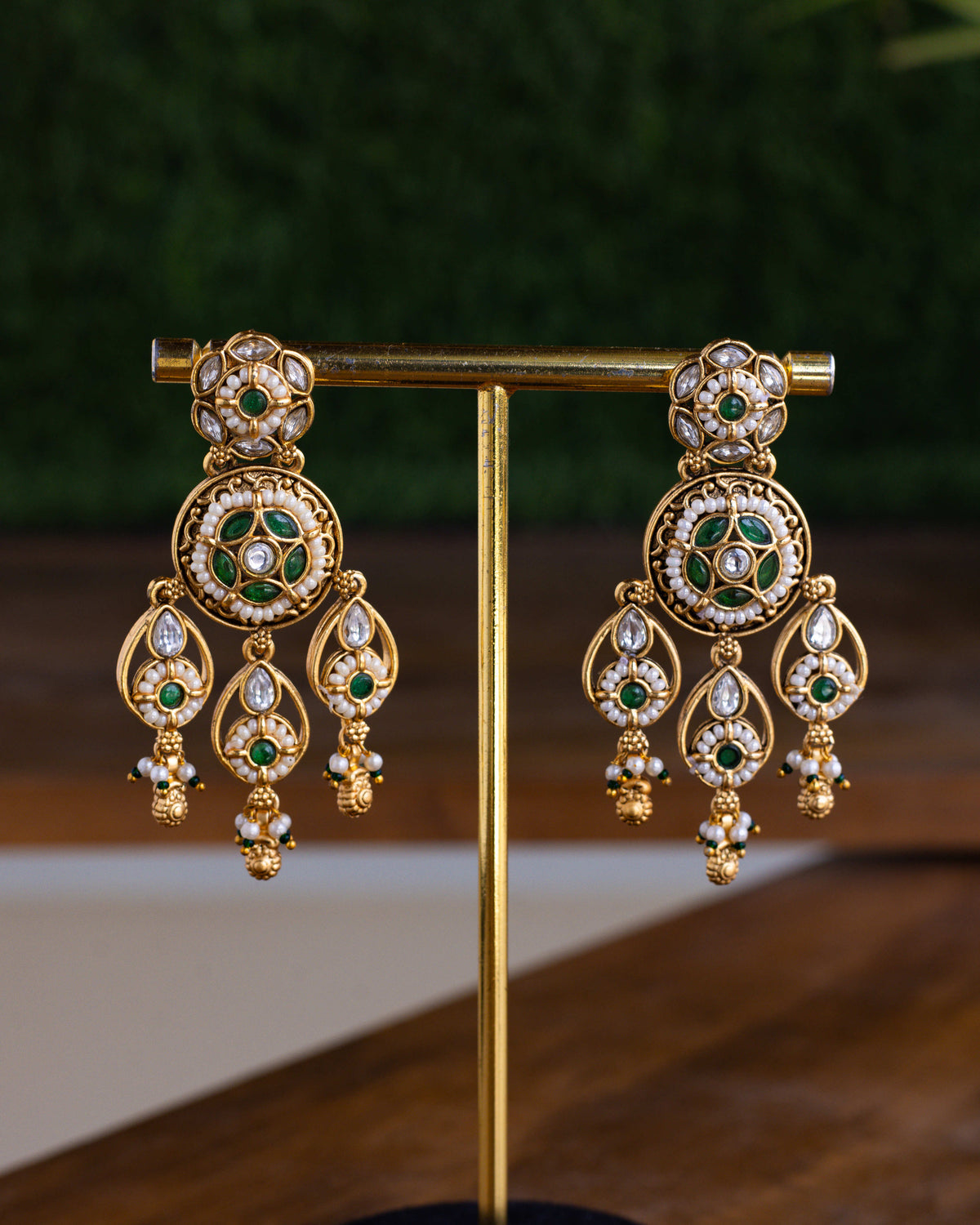 Manjula Marakata Set– By Suwarnikaa Jewels