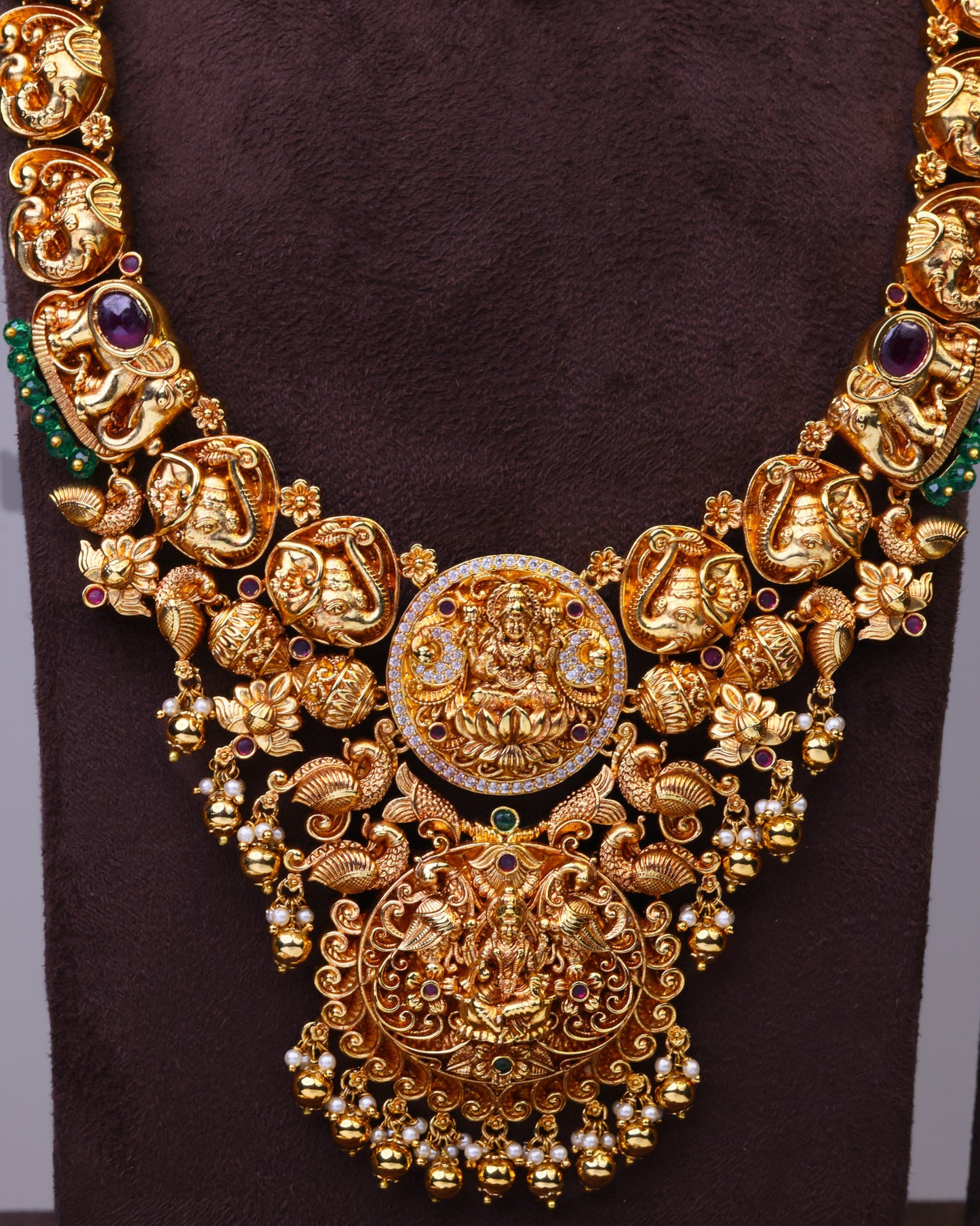 Sri Indira Kanaka Vaibhava Bridal Set - (Premium Masterpiece Edition) – By Suwarnikaa Jewels