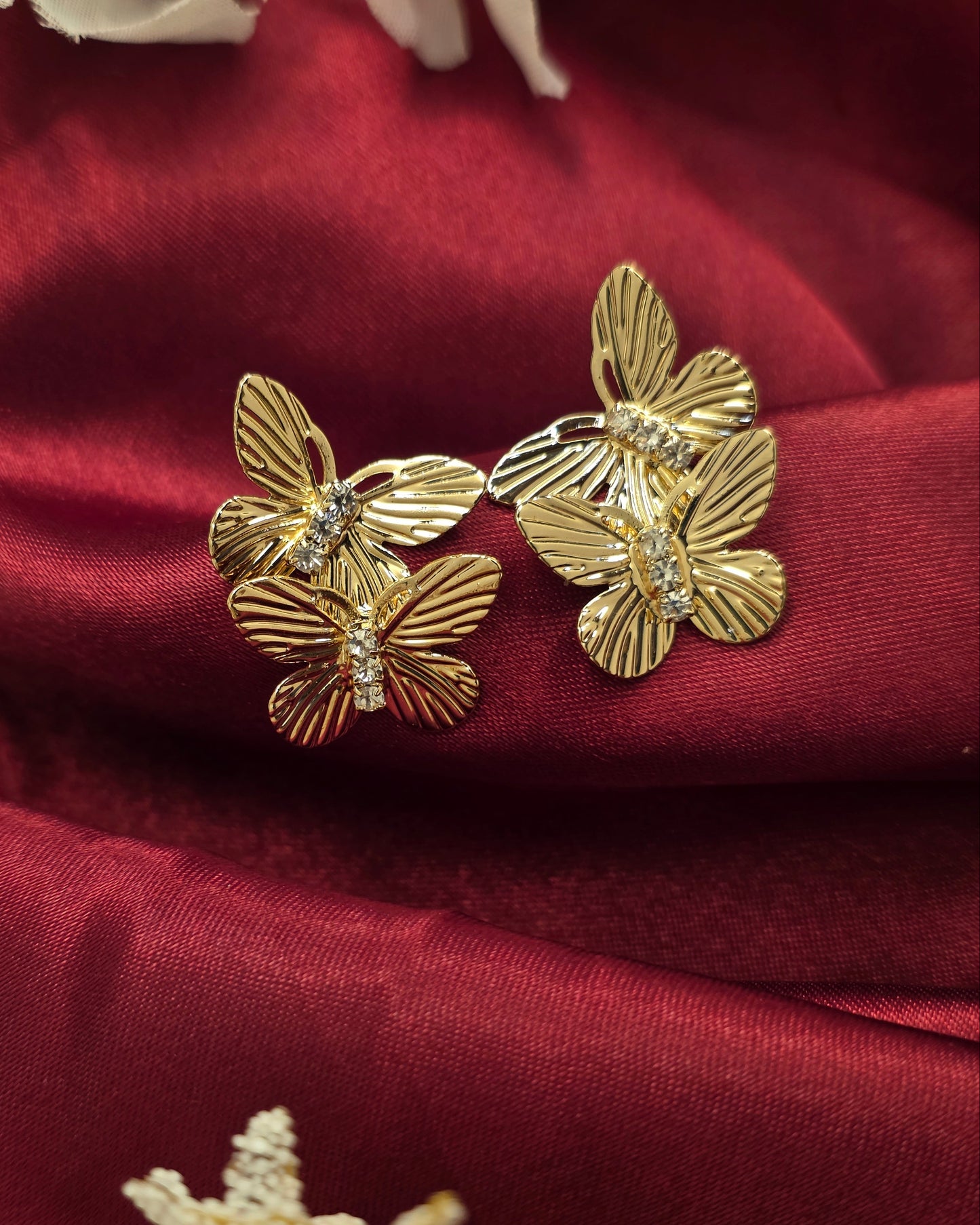 The Butterfly Effect Earrings By Suwarnikaa Jewels