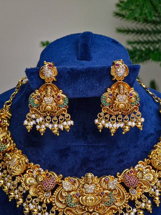 Mayura Mahima Necklace Set - Premium Jewellery – By Suwarnikaa Jewels