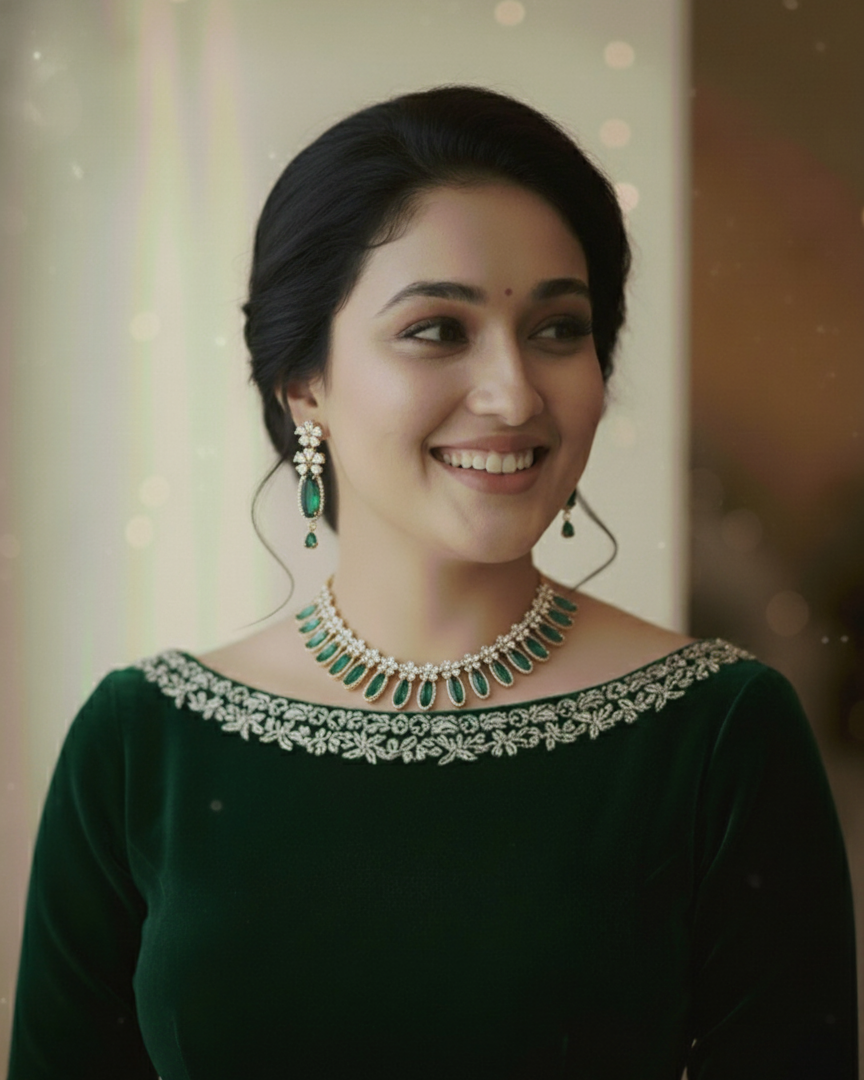 Dilrooba by Suwarnikaa Jewels  Premium American Diamond Necklace Set