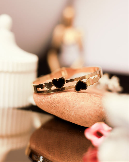 Suwarnikaa’s Heartline Charm Bracelet (Anti Tarnish & Gold Polish)