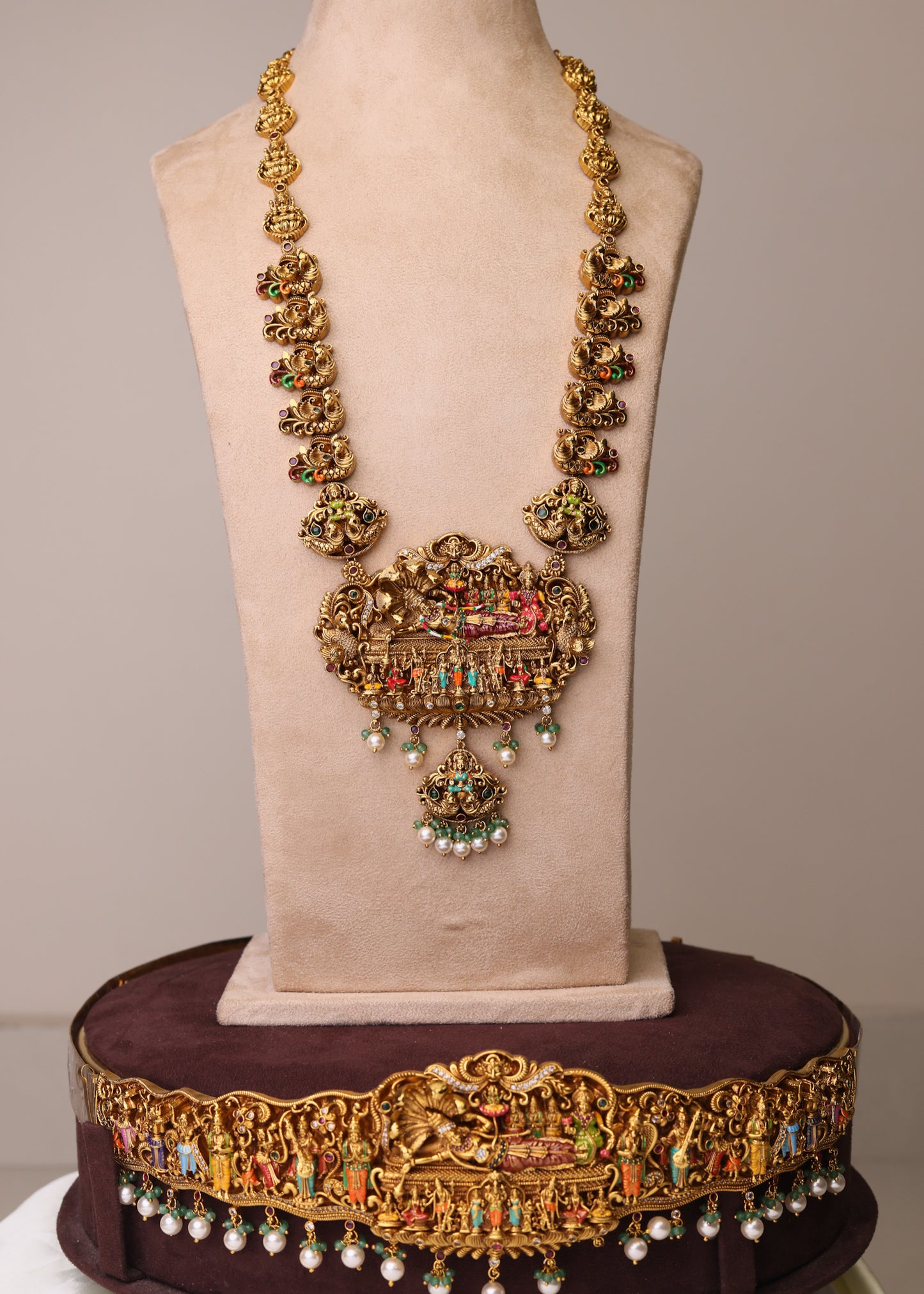 Anantha Shayana Bridal Set by Suwarnikaa jewels