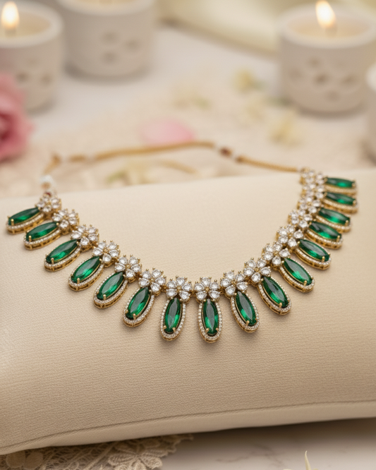 Dilrooba by Suwarnikaa Jewels  Premium American Diamond Necklace Set