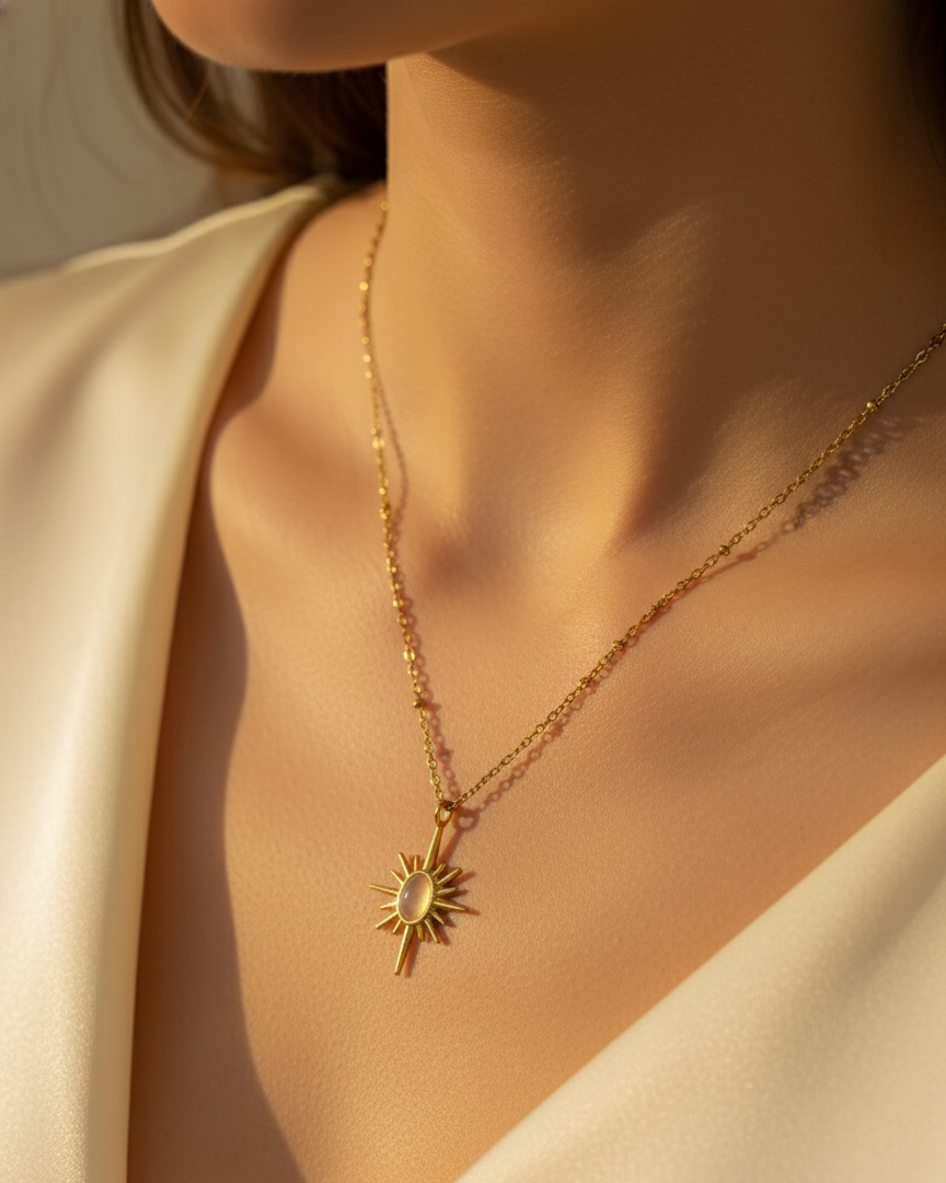 Sun kissed Antitarnish chain By Suwarnikaa Jewels