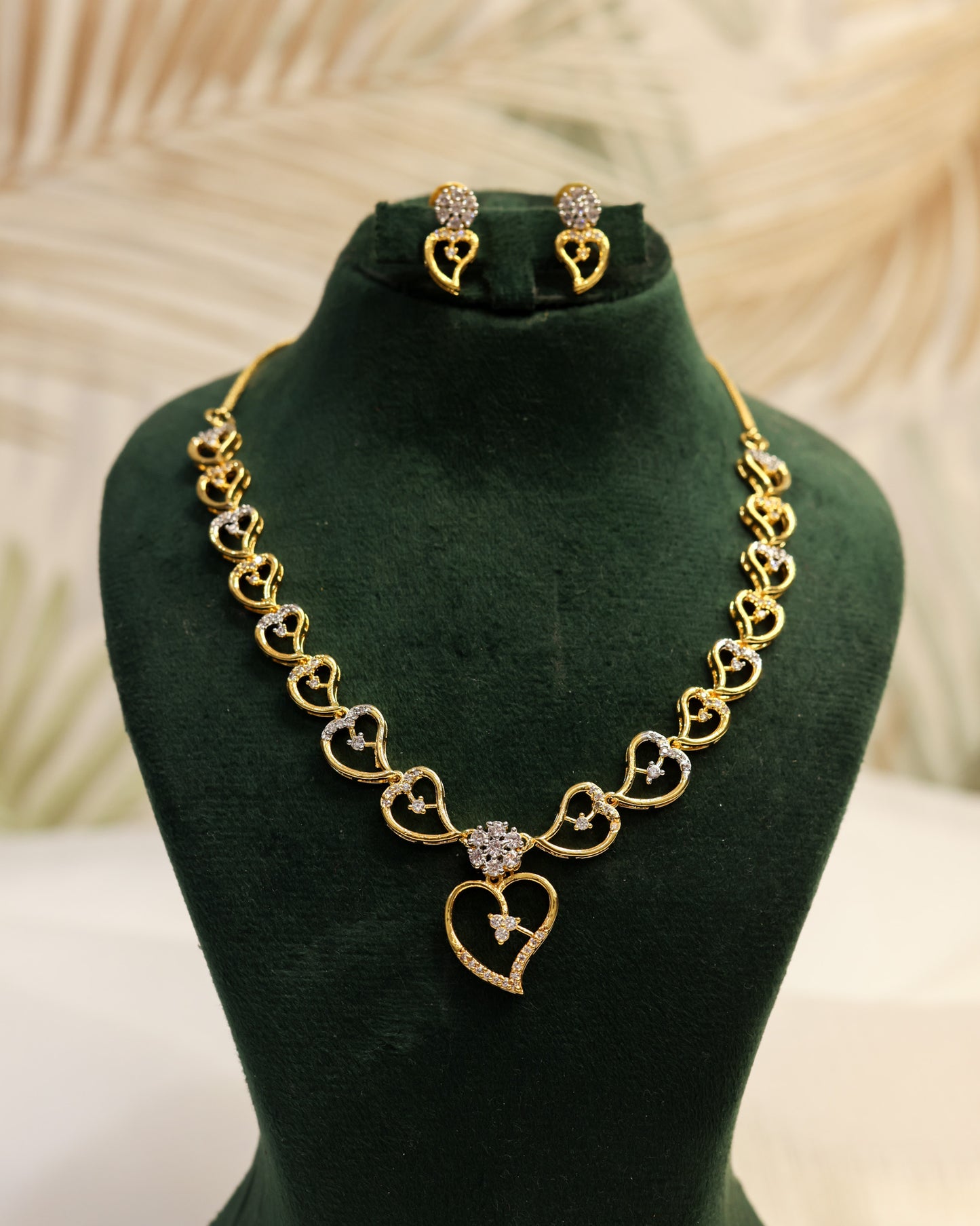 Dilse by Suwarnikaa Jewels American Diamond Necklace Set