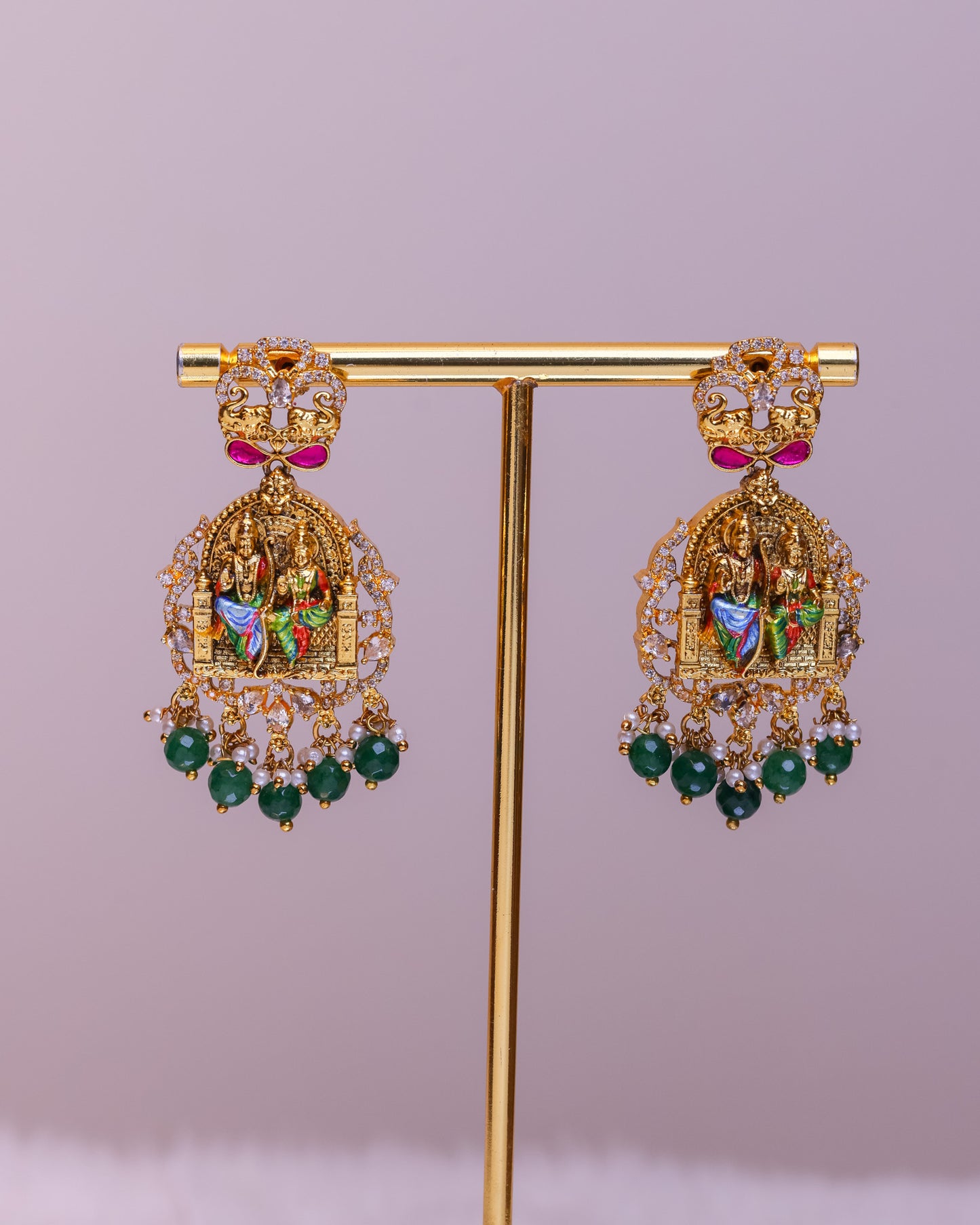 Sri Kodhanda Rama Haram (Emerald) - (Premium Masterpiece Edition) – By Suwarnikaa Jewels