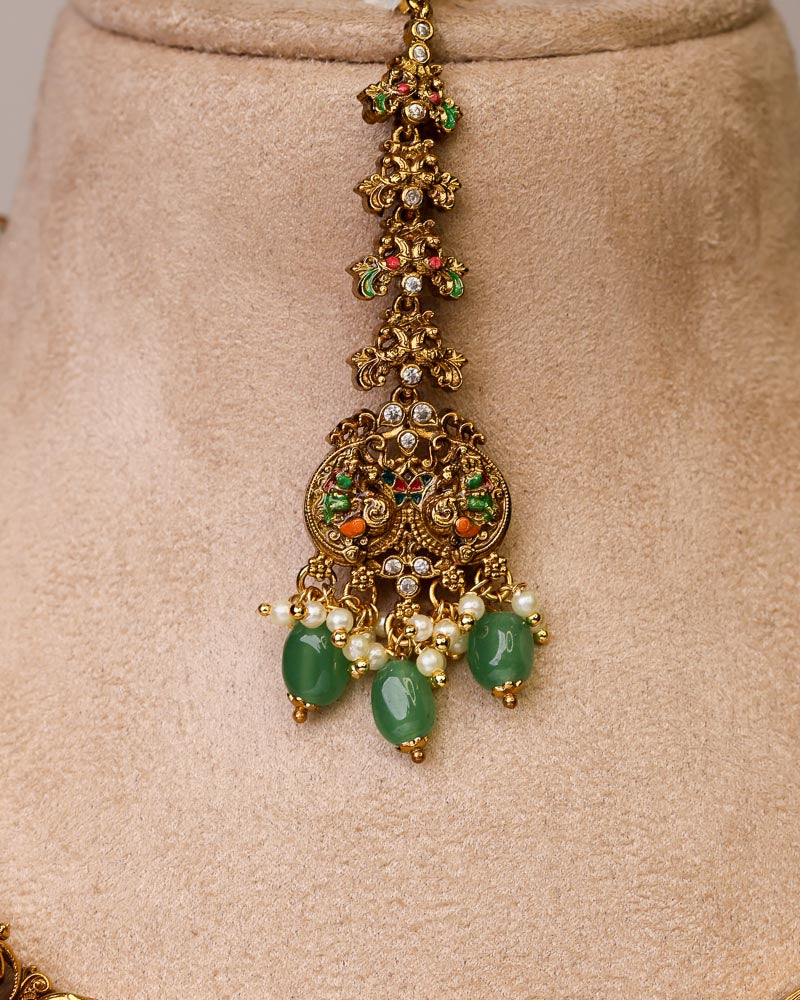 Grand Sri Krishna Leela full Bridal set limited edition By Suwarnikaa Jewels
