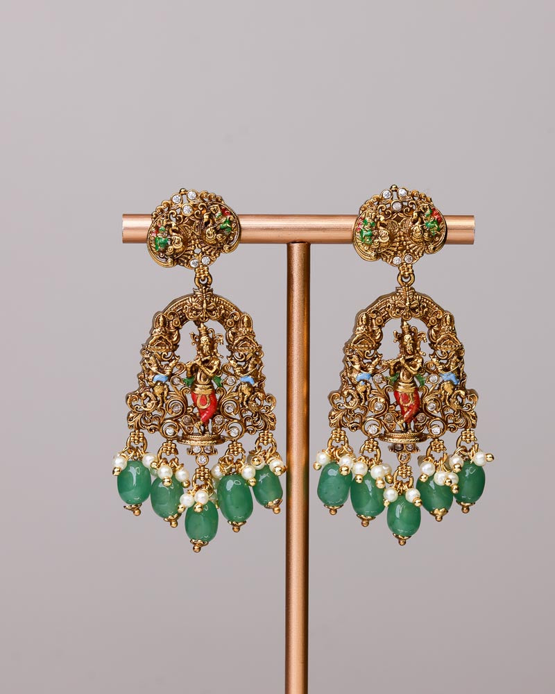 Grand Sri Krishna Leela full Bridal set limited edition By Suwarnikaa Jewels