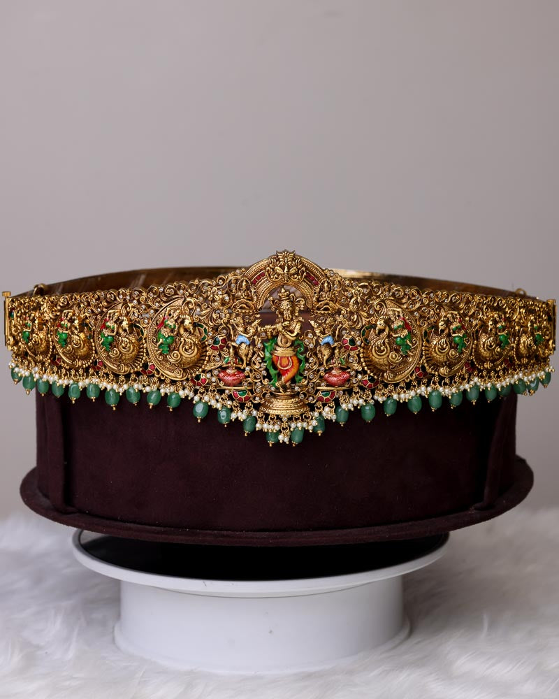 Grand Sri Krishna Leela full Bridal set limited edition By Suwarnikaa Jewels