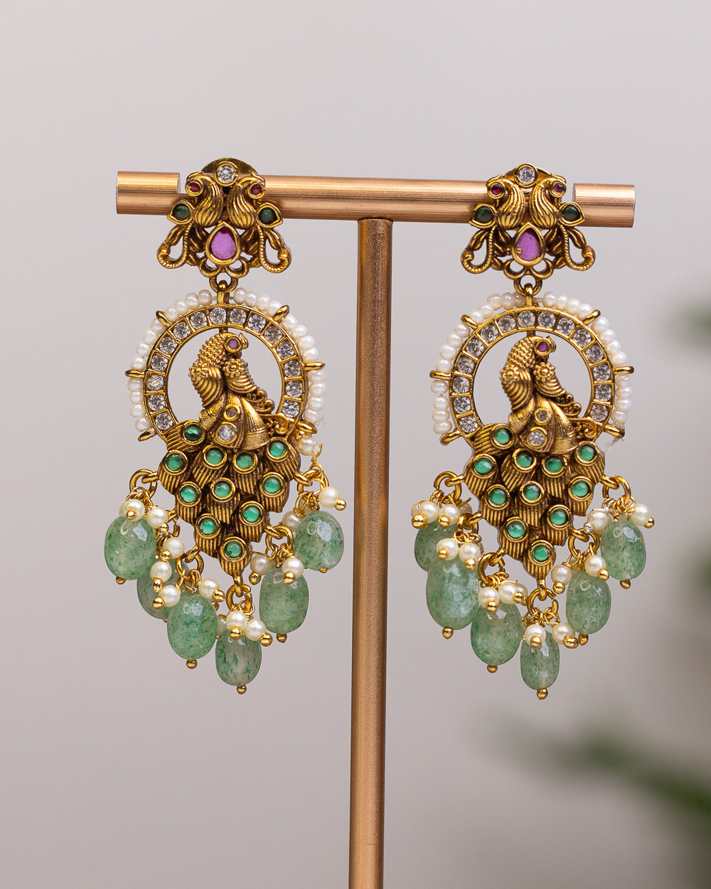 Peacock Aura set- ( stylishEdition) – By Suwarnikaa Jewels