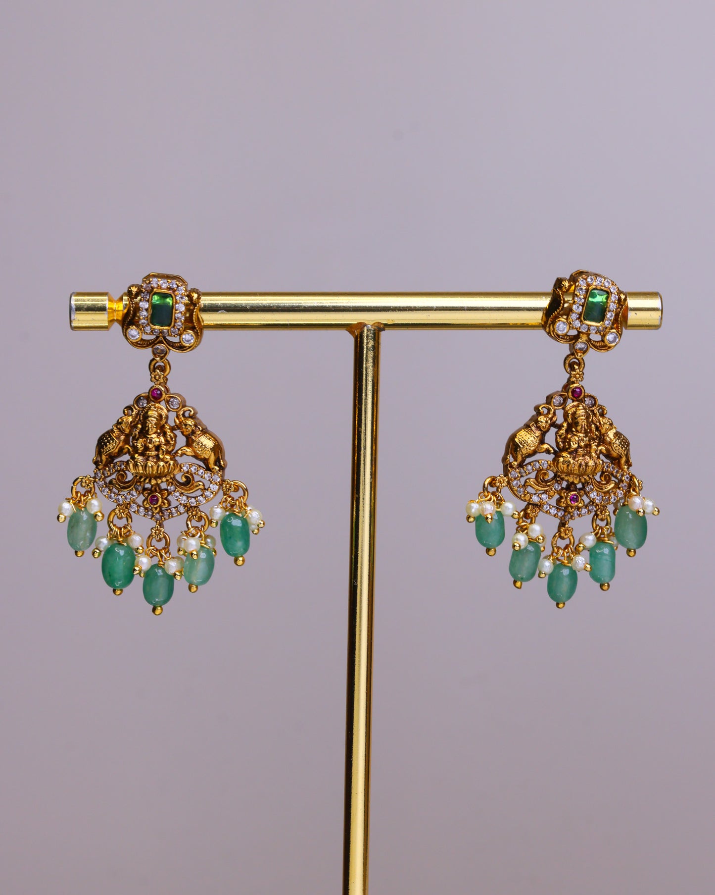 Suwarnikaa Marakata Rajalakshmi Haram- (Premium Masterpiece Edition) – By Suwarnikaa Jewels