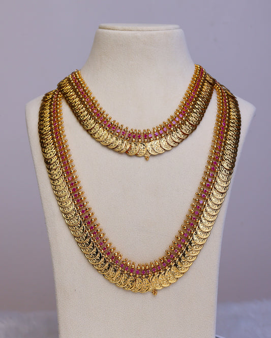 Suwarnikaa Lakshmi Kasu Mala- (Premium Masterpiece Edition) – By Suwarnikaa Jewels