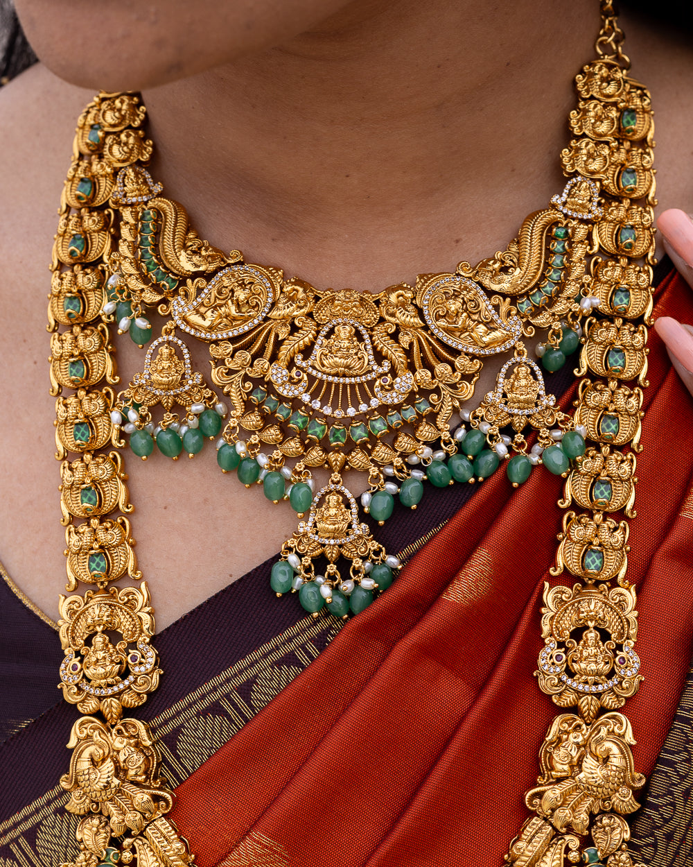 Swarna mayura bridal set - (Premium Masterpiece Edition) – By Suwarnikaa Jewels