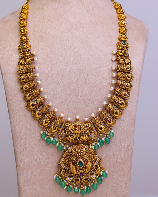 Swarna Mayura Lakshmi Parampara Haram - (Premium Masterpiece Edition) – By Suwarnikaa Jewels