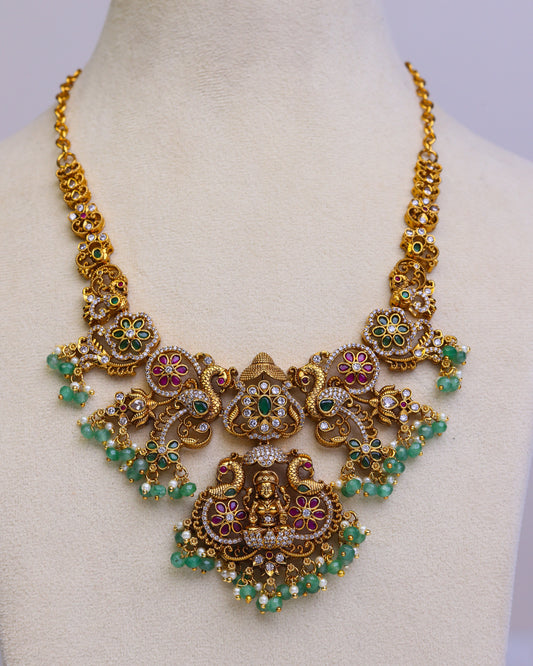 Mayura Lakshmi Necklace - (Premium Edition) – By Suwarnikaa Jewels