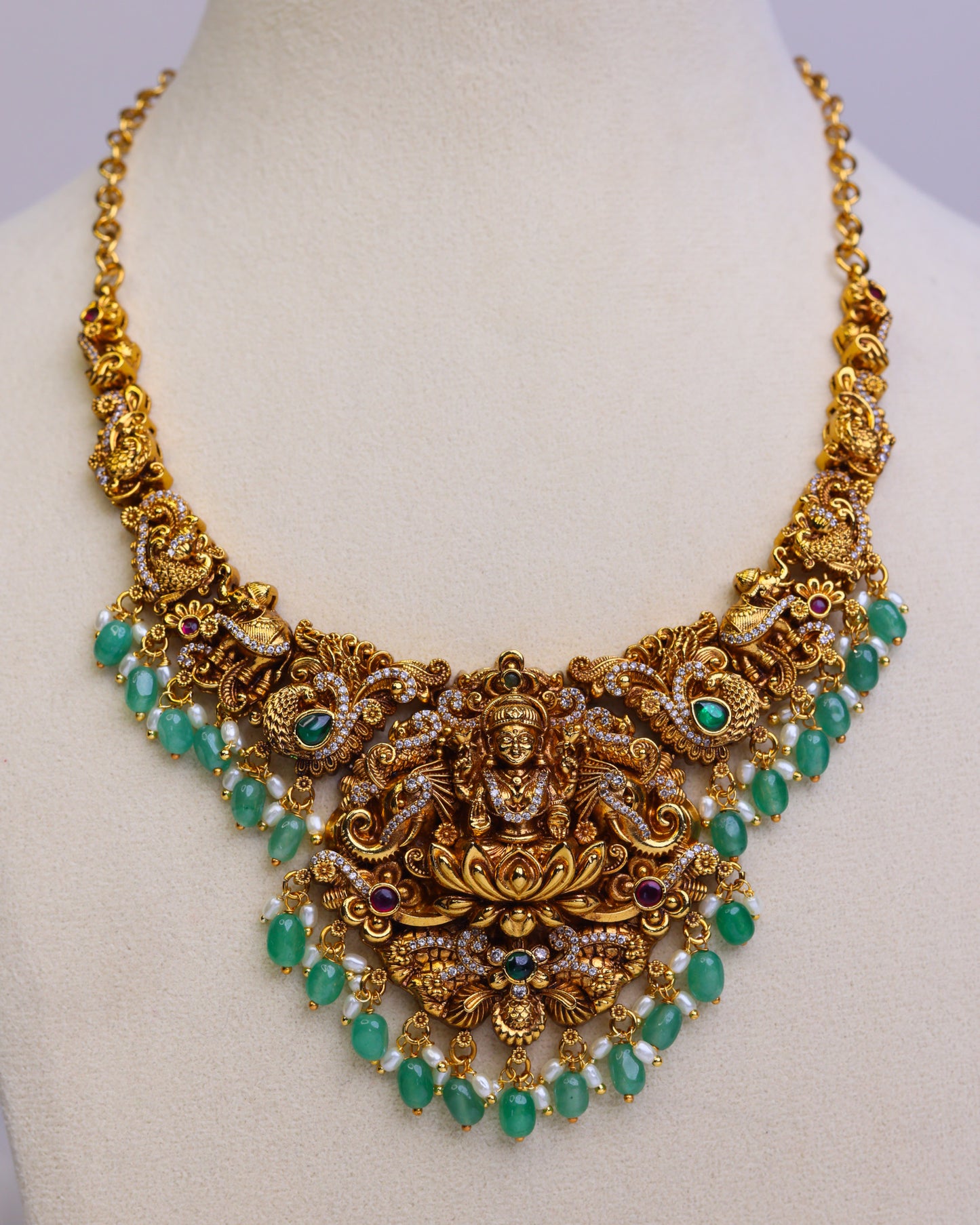 Lakshmi Padma Alankara Set - (Premium Masterpiece Edition) – By Suwarnikaa Jewels