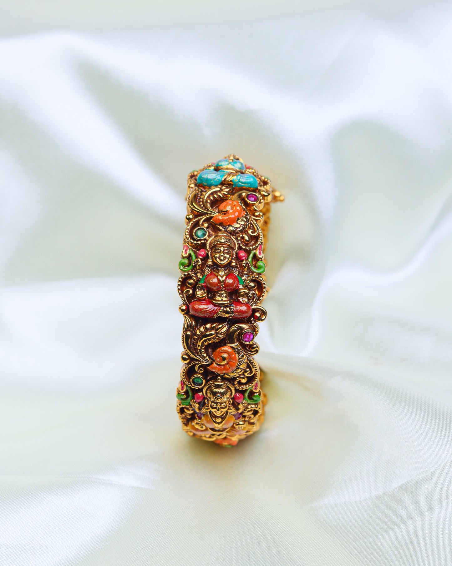 Rajalakshmi Meenakari Kada openable 2.4"- (Premium Masterpiece Edition) – By Suwarnikaa Jewels (Copy) (Copy)