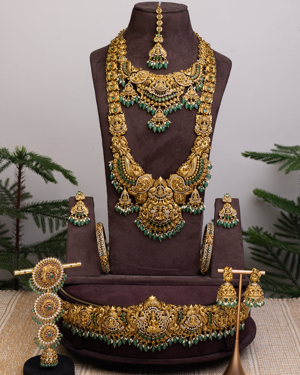 Swarna mayura bridal set - (Premium Masterpiece Edition) – By Suwarnikaa Jewels