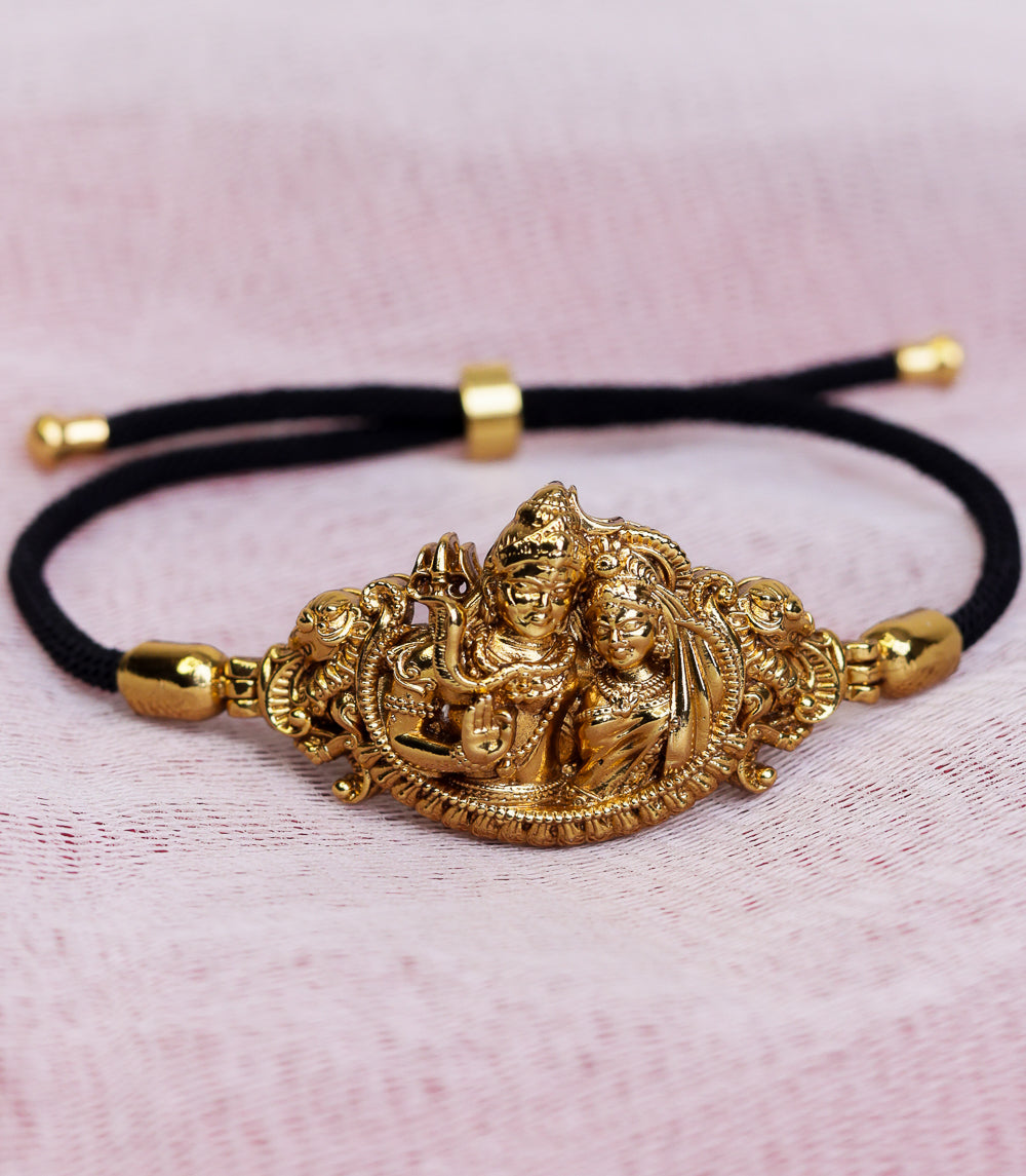 Shiva Shakti Bracelet by suwarnikaa Jewels