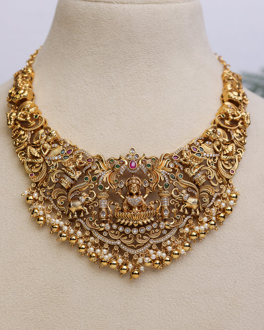 Lakshmi Kalyani Necklace – By Suwarnikaa Jewels