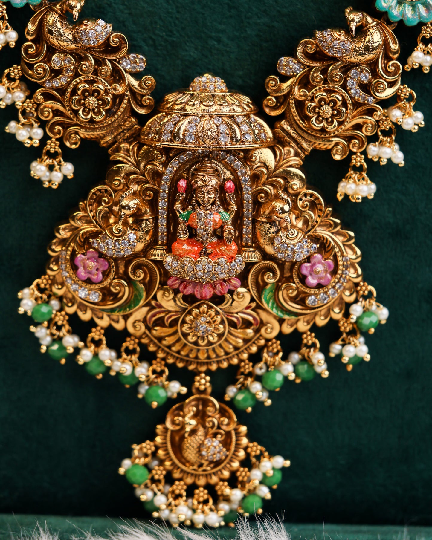 Sri Kamala Shringara Haaram- (Premium Masterpiece Edition) – By Suwarnikaa Jewels