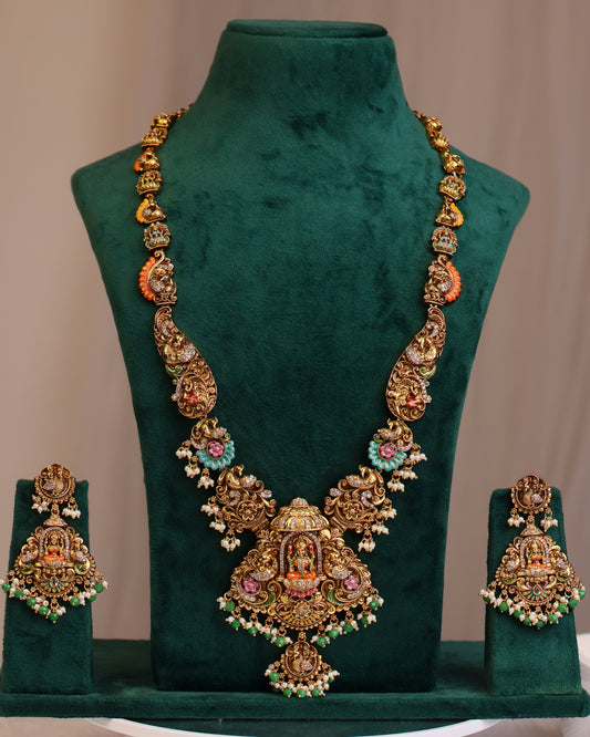 Sri Kamala Shringara Haaram- (Premium Masterpiece Edition) – By Suwarnikaa Jewels