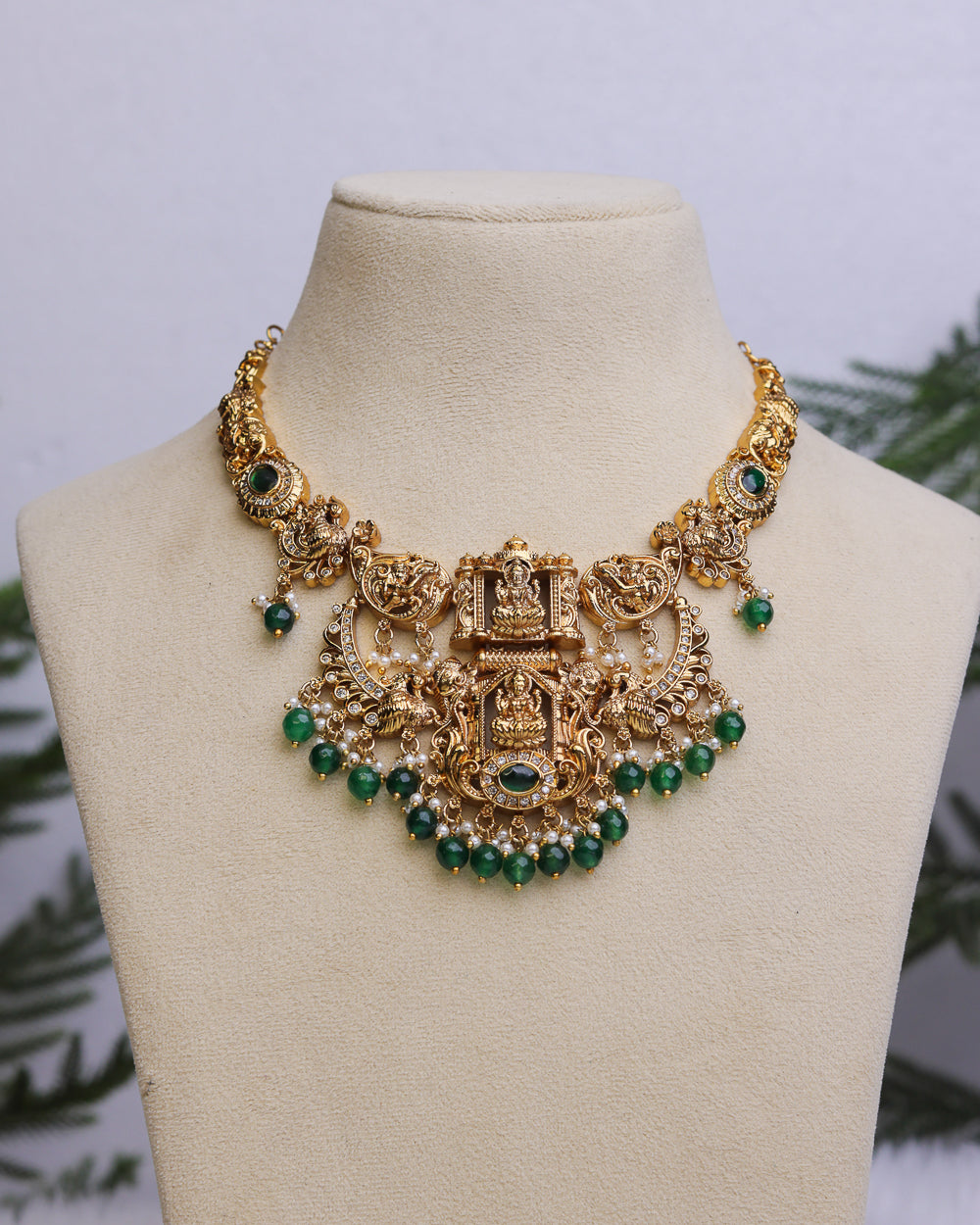 Lakshmi Swarna Mandapam Choker (Temple edition ) – By Suwarnikaa Jewels