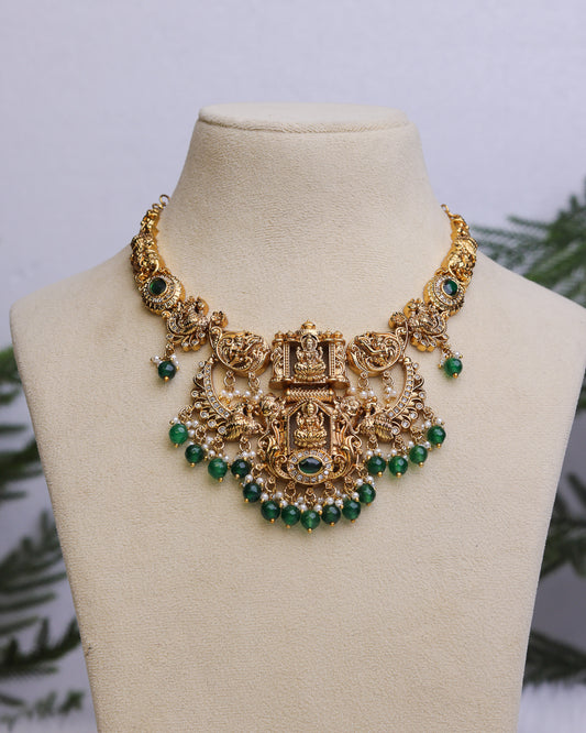 Lakshmi Swarna Mandapam Choker (Temple edition ) – By Suwarnikaa Jewels