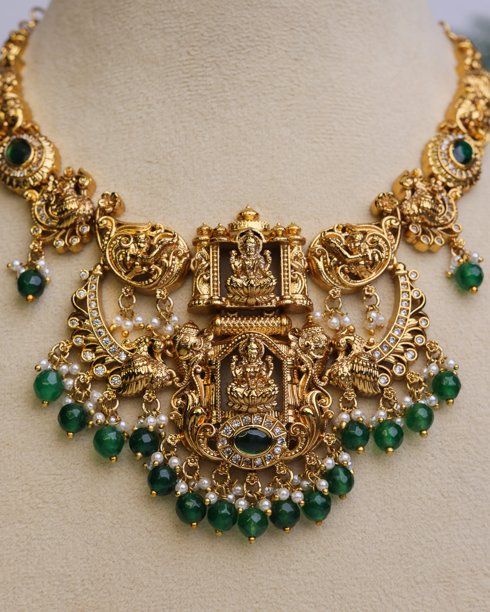 Lakshmi Swarna Mandapam Choker (Temple edition ) – By Suwarnikaa Jewels