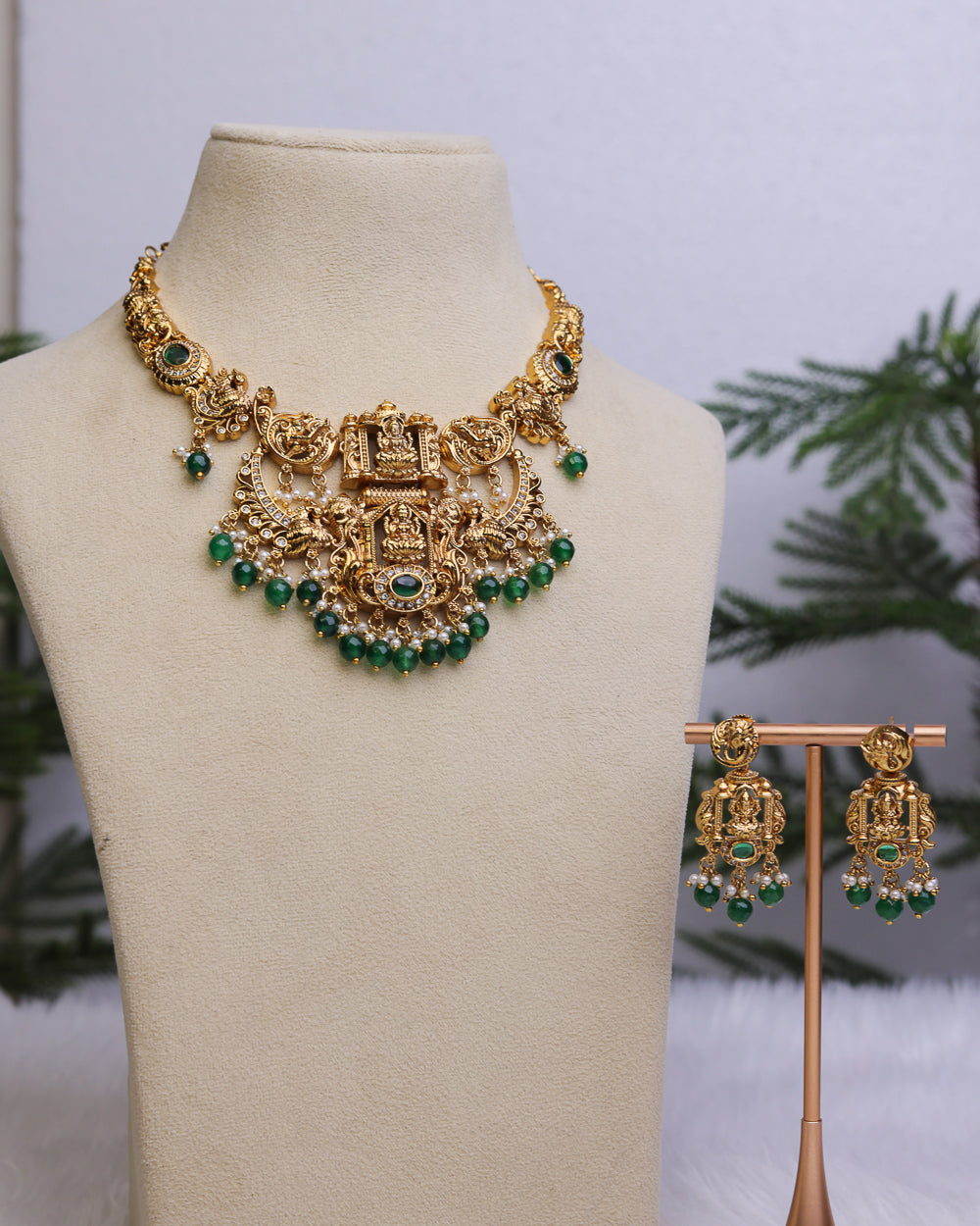 Lakshmi Swarna Mandapam Choker (Temple edition ) – By Suwarnikaa Jewels