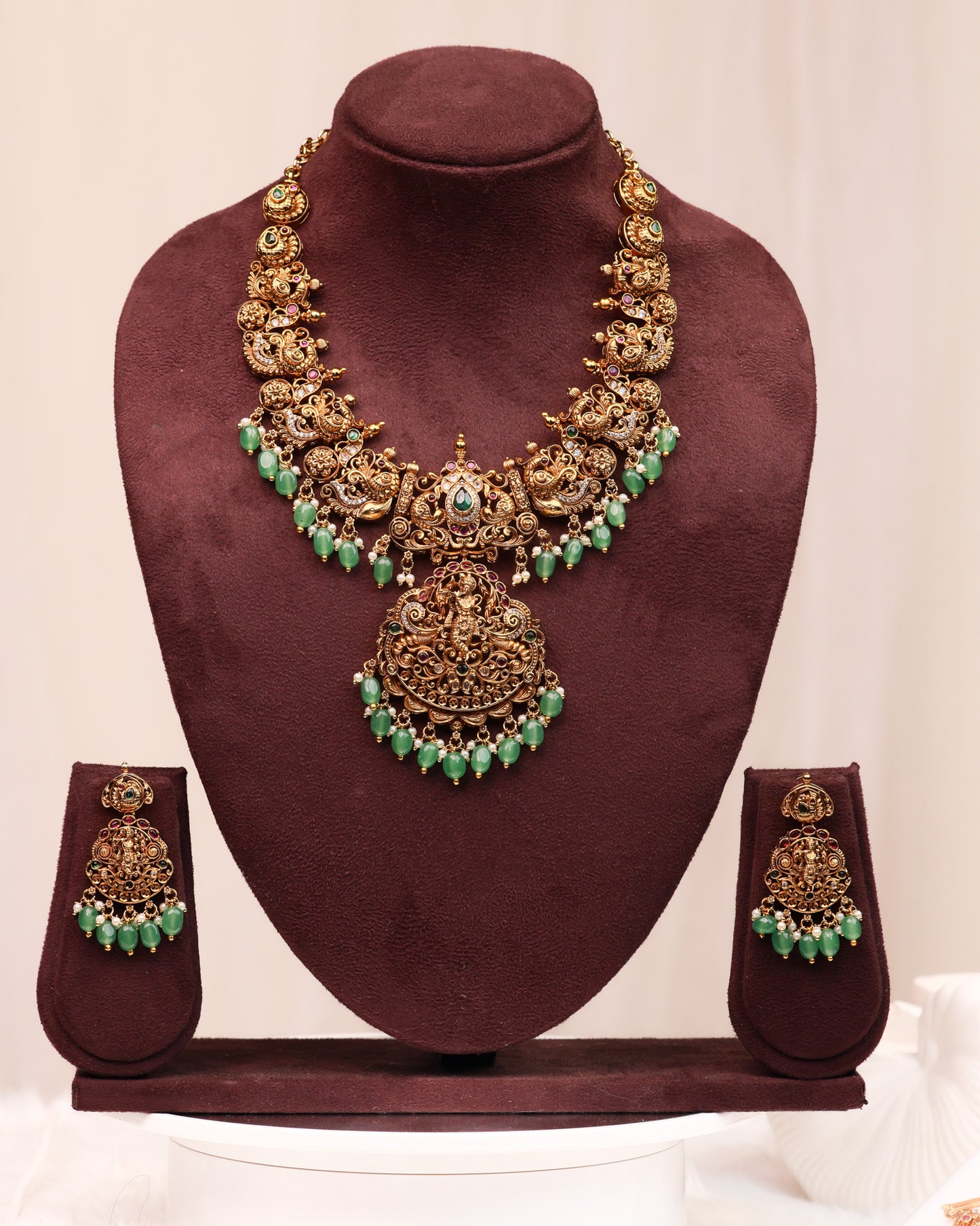 Sri Murali Manohara Haaram- (Premium Masterpiece Edition) – By Suwarnikaa Jewels