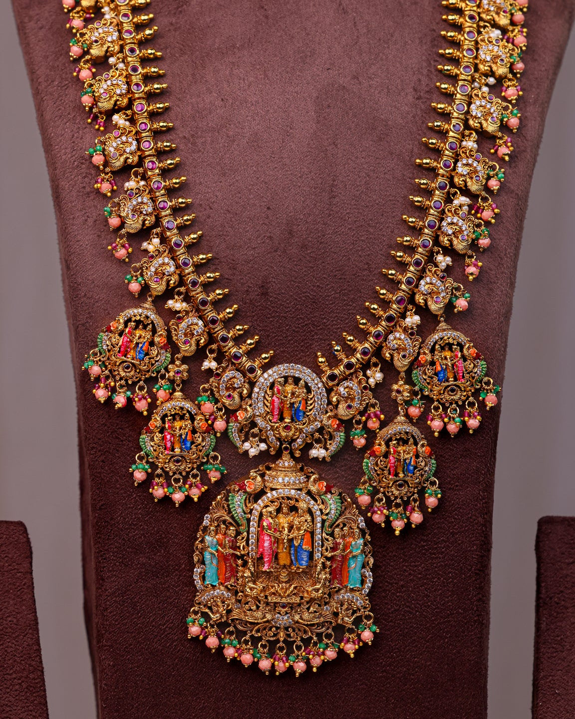 Sreedevi Kalyanam Meenakari Full Bridal Set- (Premium Masterpiece Edition) – By Suwarnikaa Jewels