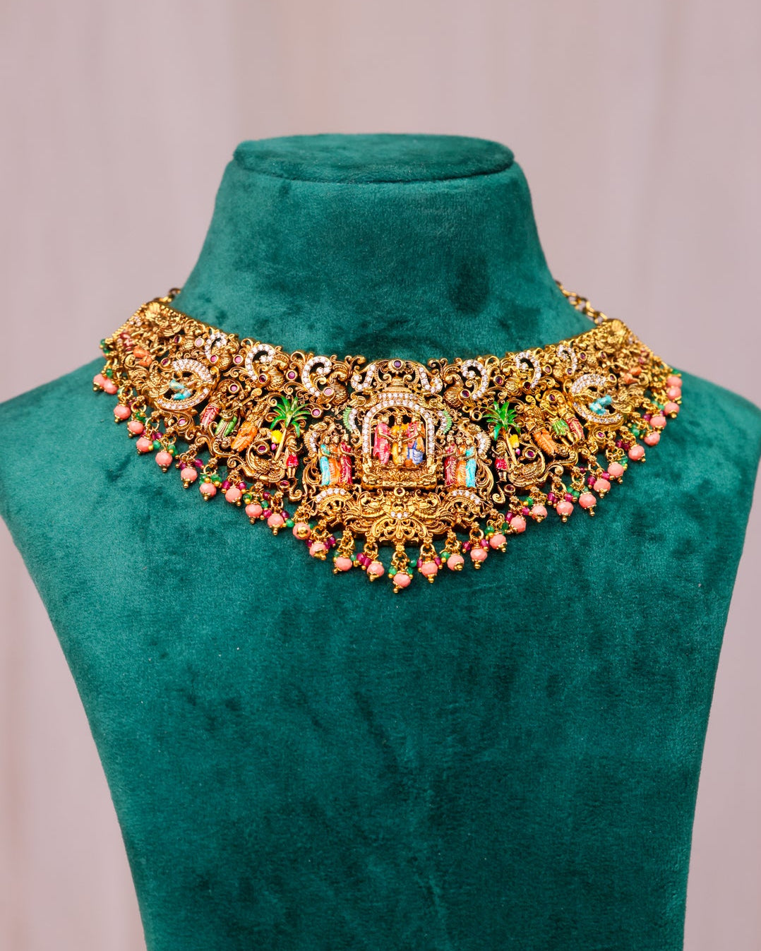 Sreedevi Kalyanam Meenakari Full Bridal Set- (Premium Masterpiece Edition) – By Suwarnikaa Jewels
