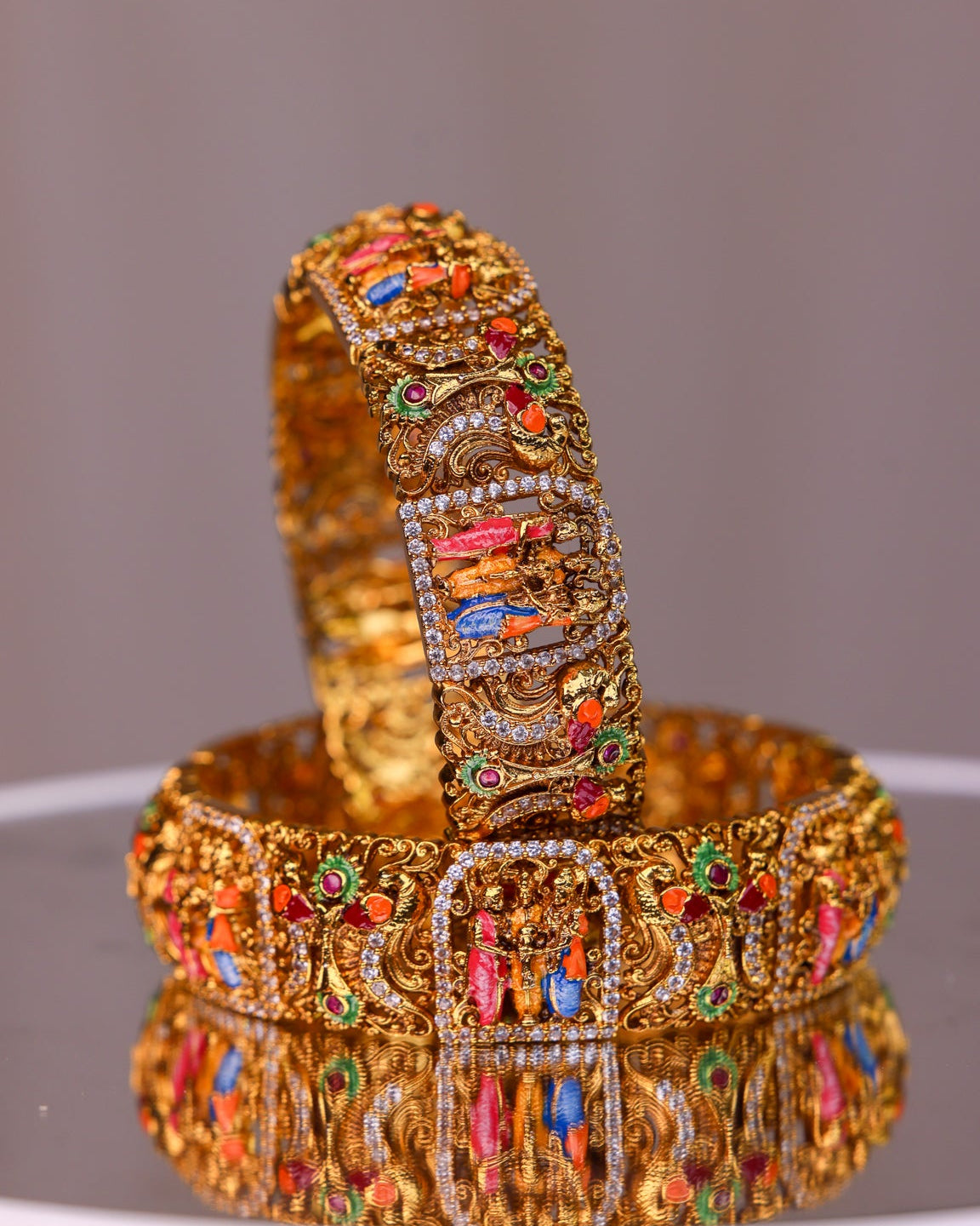 Sreedevi Kalyanam Meenakari Full Bridal Set- (Premium Masterpiece Edition) – By Suwarnikaa Jewels