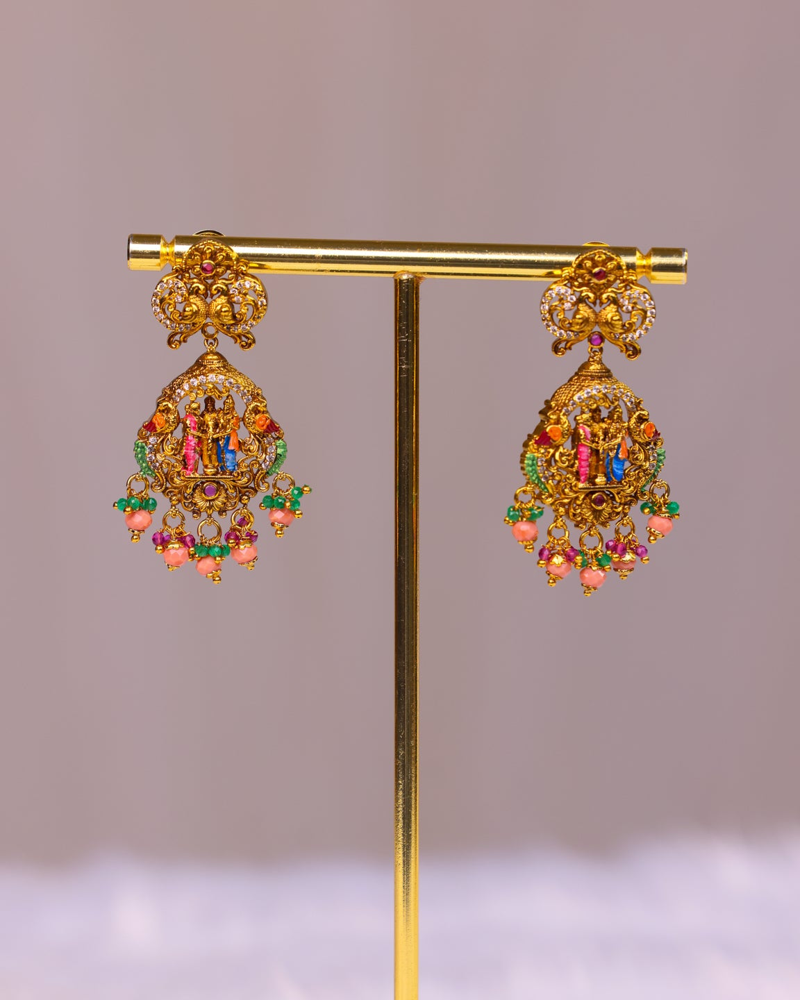 Sreedevi Kalyanam Meenakari Bridal Long Haaram Set- (Premium Masterpiece Edition) – By Suwarnikaa Jewels