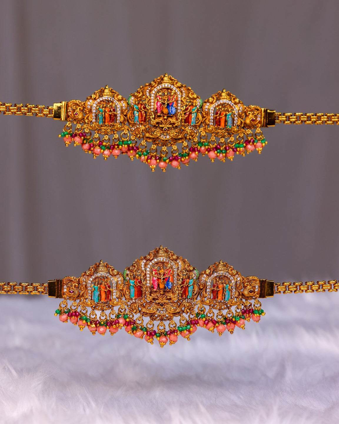Sreedevi Kalyanam Meenakari Full Bridal Set- (Premium Masterpiece Edition) – By Suwarnikaa Jewels