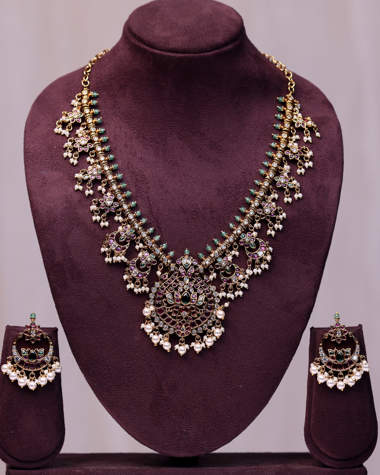 Ratna Pallavi Haaram - (Premium Masterpiece Edition) – By Suwarnikaa Jewels