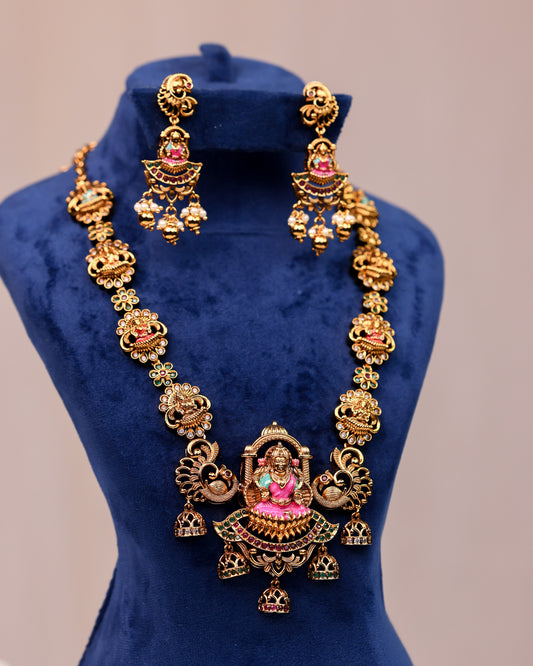 Sri Padma Sri Vardhini Haaram- (Premium Masterpiece Edition) – By Suwarnikaa Jewels