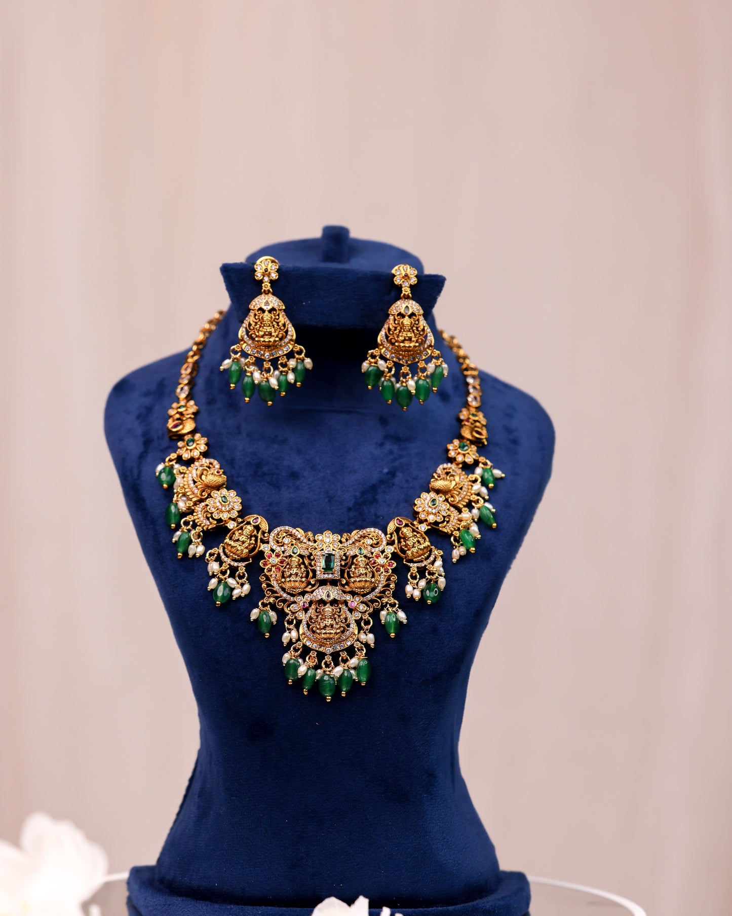 Sri Padma Mangala Mahalakshmi set- (Premium Masterpiece Edition) – By Suwarnikaa Jewels