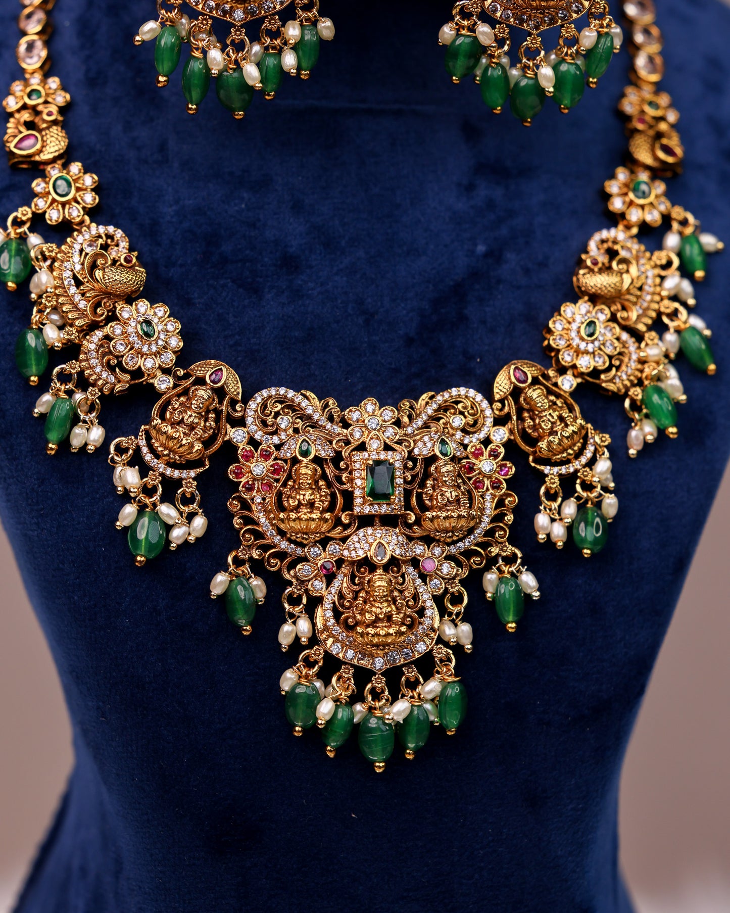 Sri Padma Mangala Mahalakshmi set- (Premium Masterpiece Edition) – By Suwarnikaa Jewels
